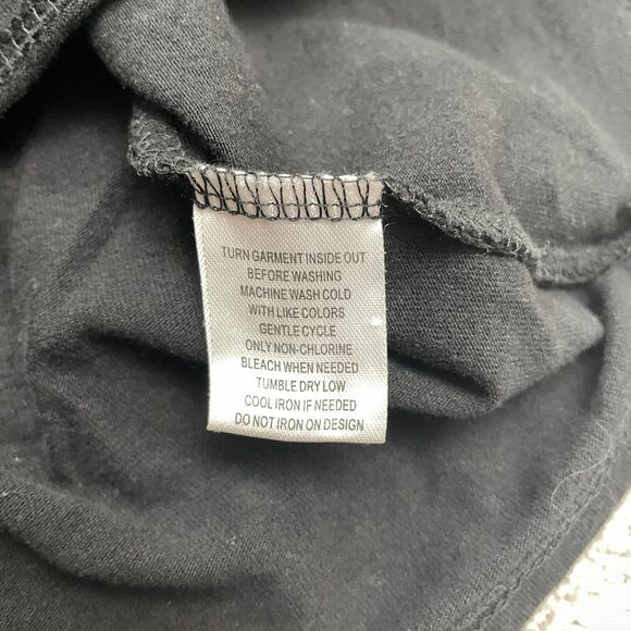 Disney Villains Graphic T-Shirt Women XL Black Crew Neck Short Sleeve Casual Tee - Picture 6 of 10